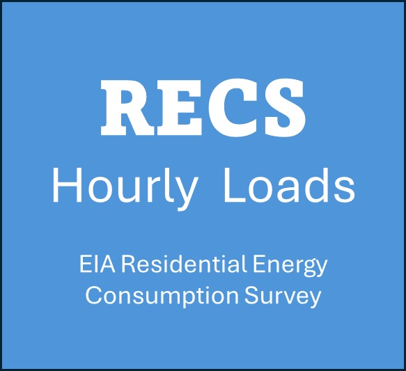 MAISY RECS 8,760 Hourly Loads
                                     and Emissions Databases for 18,000+ Households